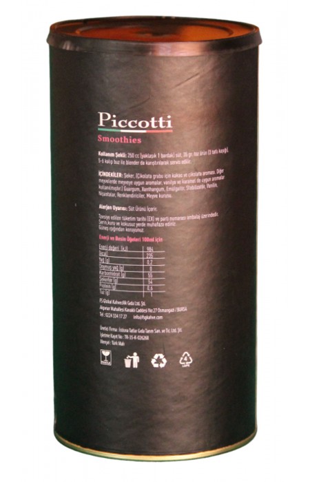 Pıccottı Smoothıes Böğürtlen 1000 Gr