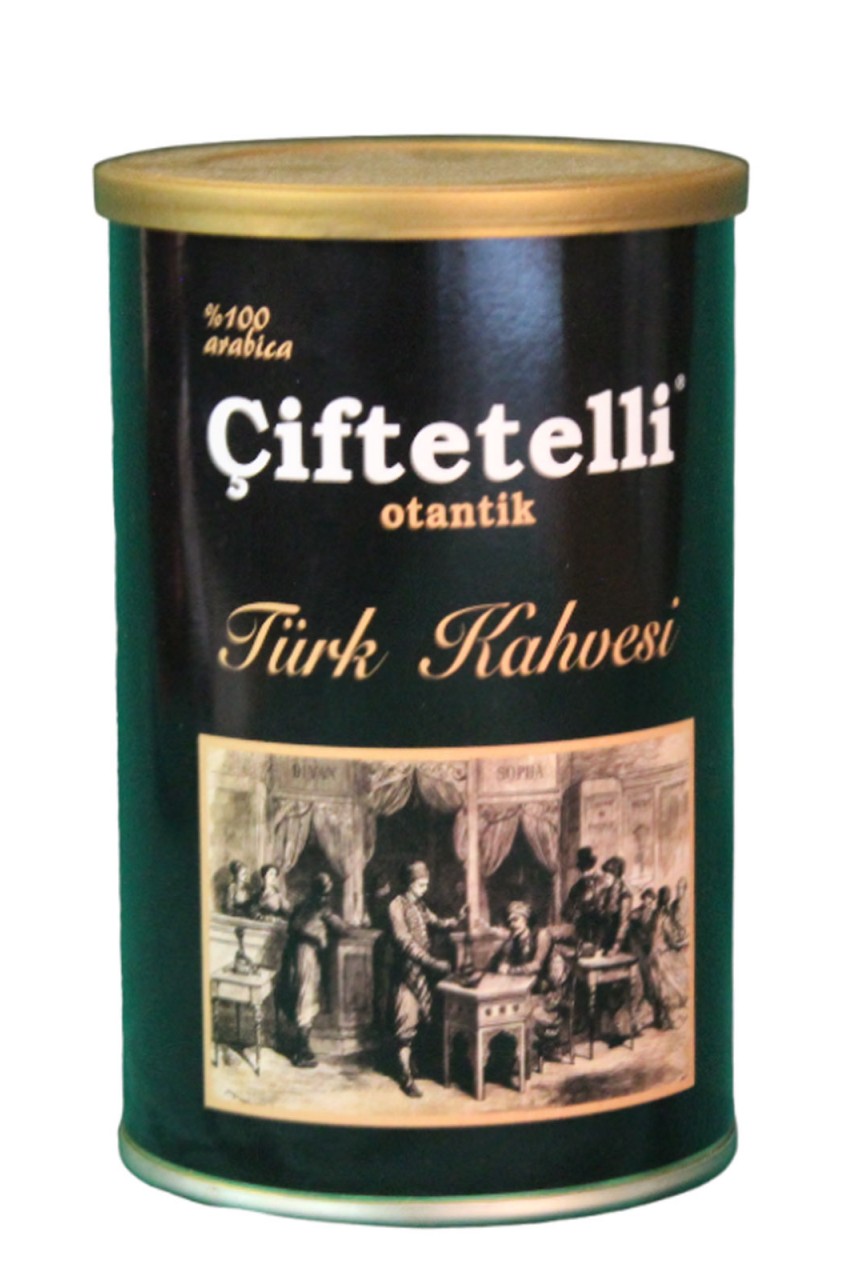 ÇİFTETELLİ TÜRK KAHVESİ 250 GR TENEKE